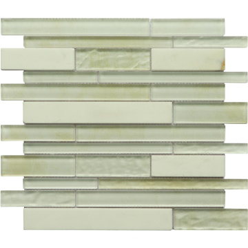 Popular White Glass Mosaic for Wall Backsplash